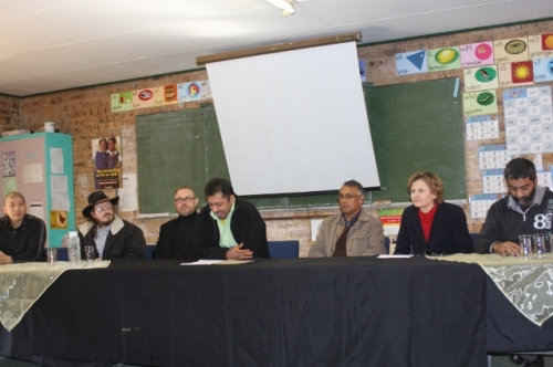 Press conference held at the Impala School in Lenasia